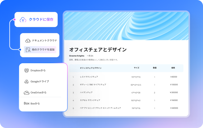 スキャンしたPDFを編集する